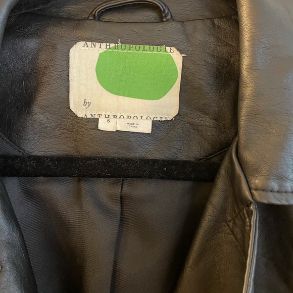 Anthropologie Vegan Leather Moto jacket, size sm - Picture 3 of 4